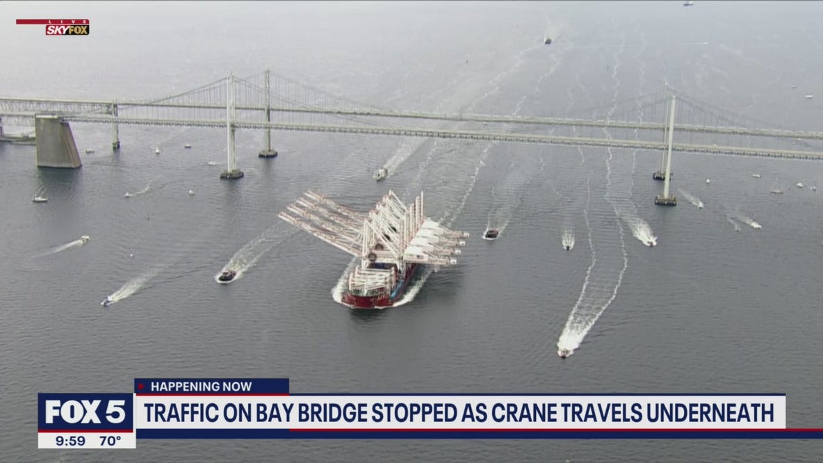 Cranes headed to Port of Baltimore prompt Bay Bridge shutdown